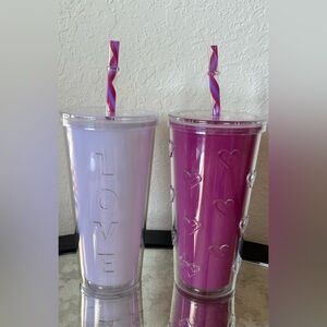 Two color changing tumblers 22 oz